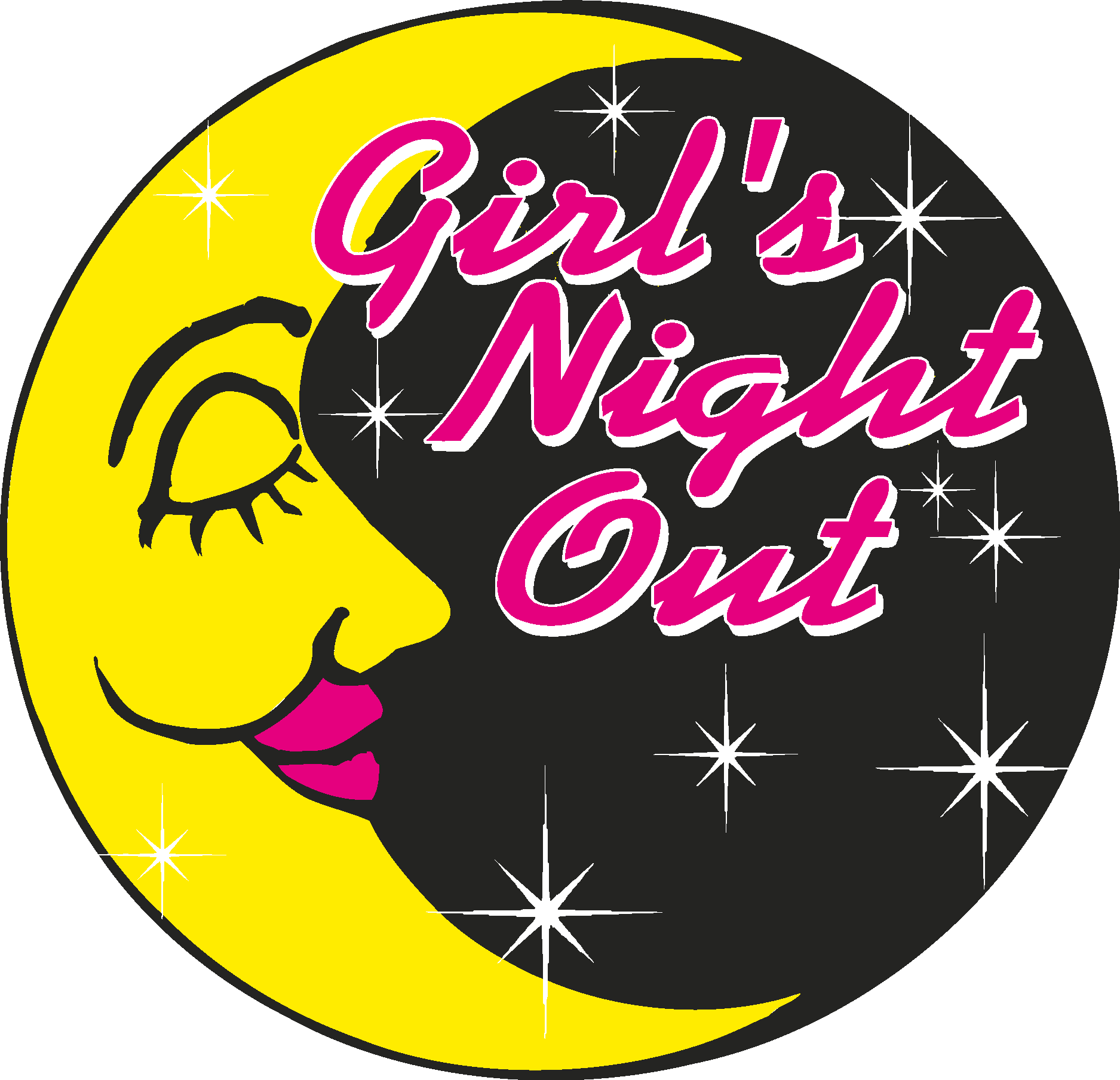 Girl's Night Out Logo Vector Logo